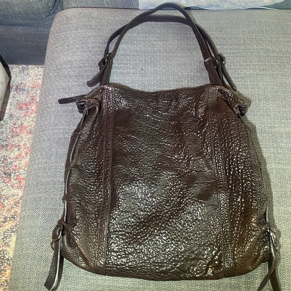 Kenneth Cole pebble leather handbag - Picture 2 of 5